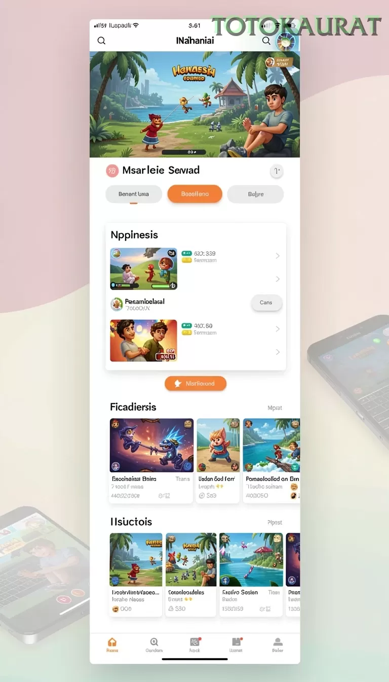 Cuplikan layar NEON4D — aktivitas