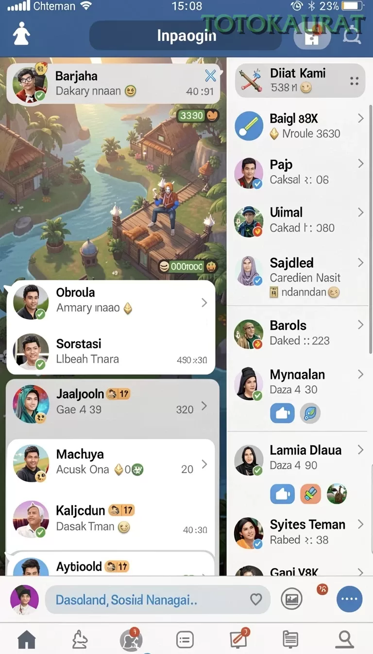 Cuplikan layar NEON4D — halaman utama