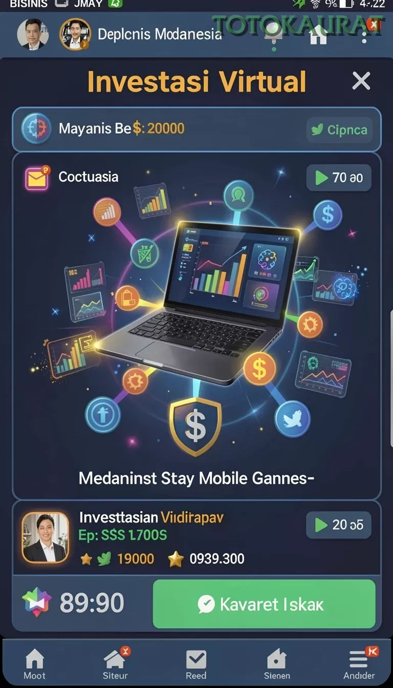 Cuplikan layar BTV168 — menu navigasi